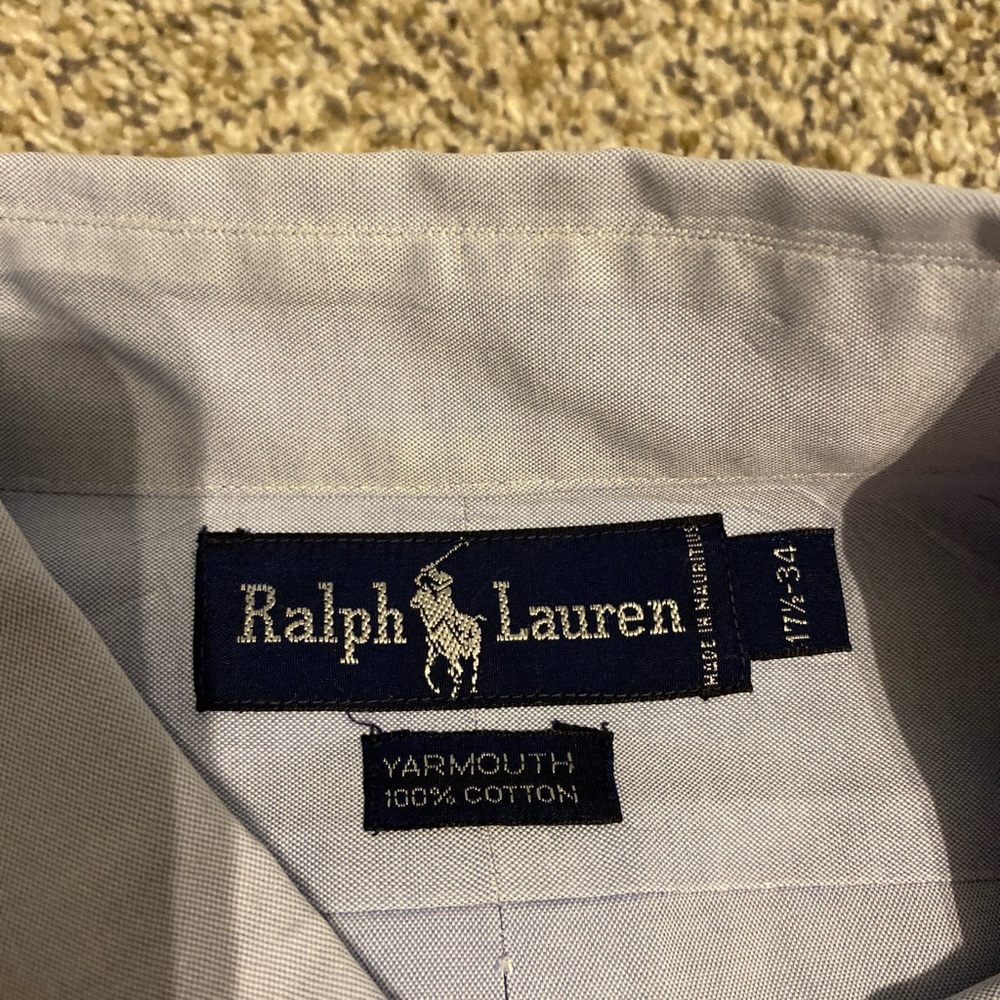 Ralph Lauren Men's Sky Blue Casual Shirt - Picture 3 of 4